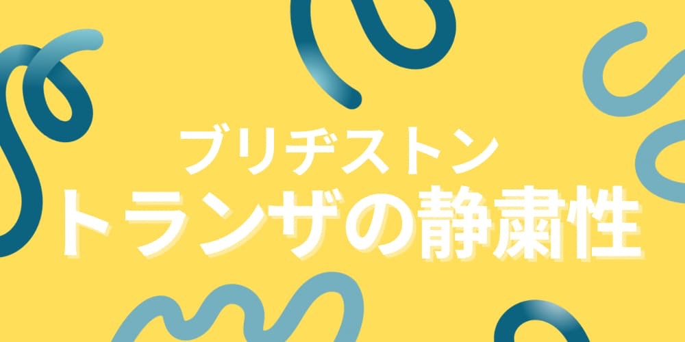 ブリヂストン トランザ うるさい