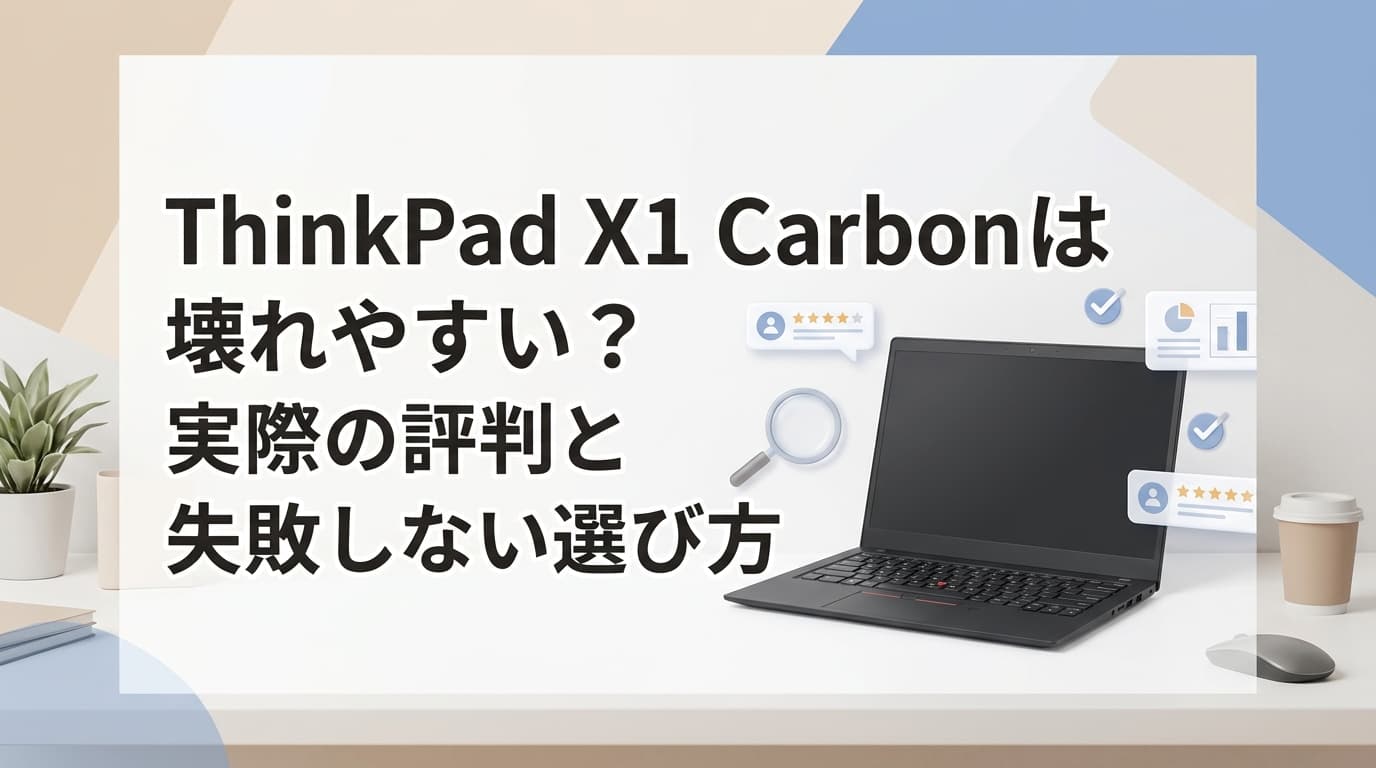 ThinkPad X1 Carbon　壊れやすい
